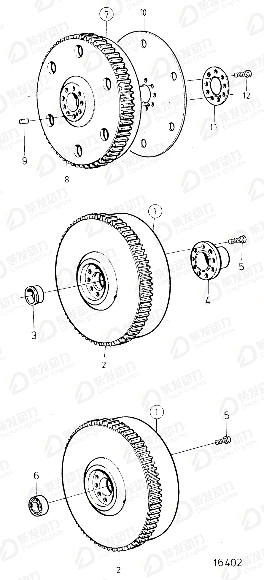 volvo penta Bushing 3825182 Drawing volvo penta Bushing 3825182 Drawing